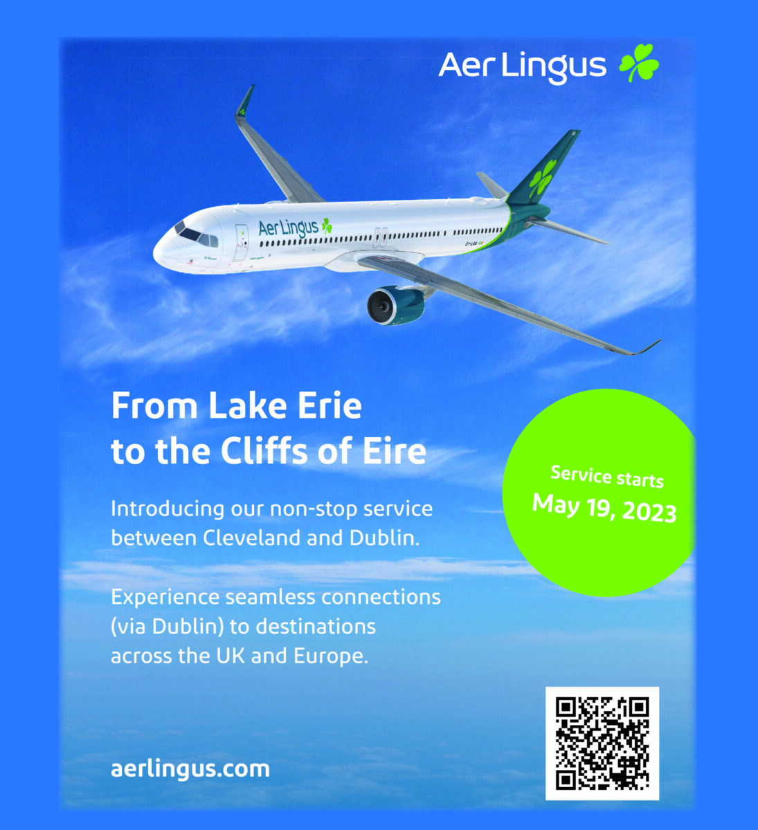 Aer Lingus Offers Direct Flight Cleveland To Dublin! - IIrish