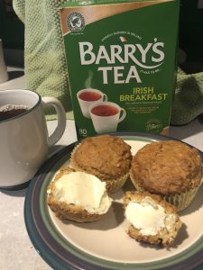 Scones and Barrys Tea