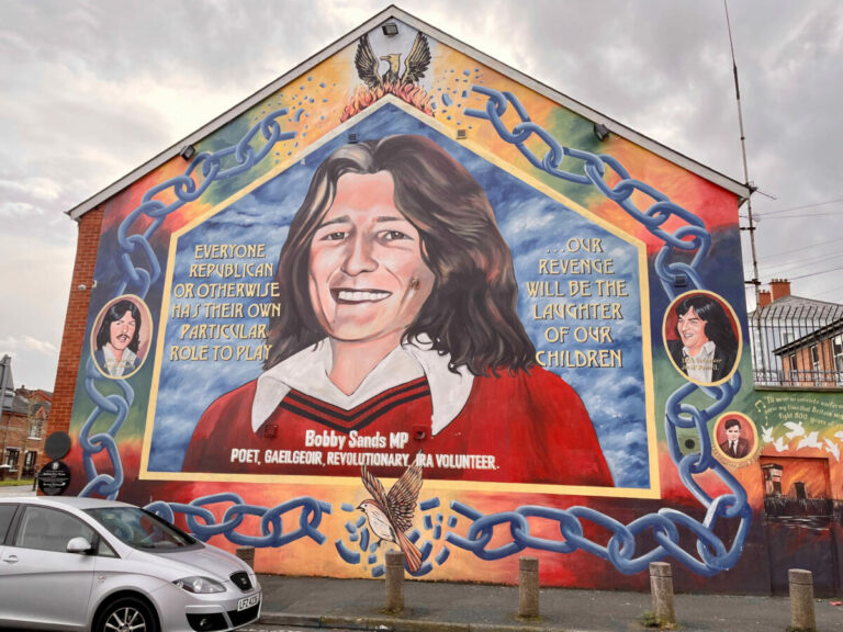 Bobby Sands Mural in Belfast