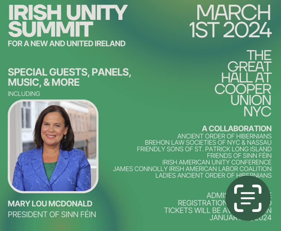 Irish unity summit