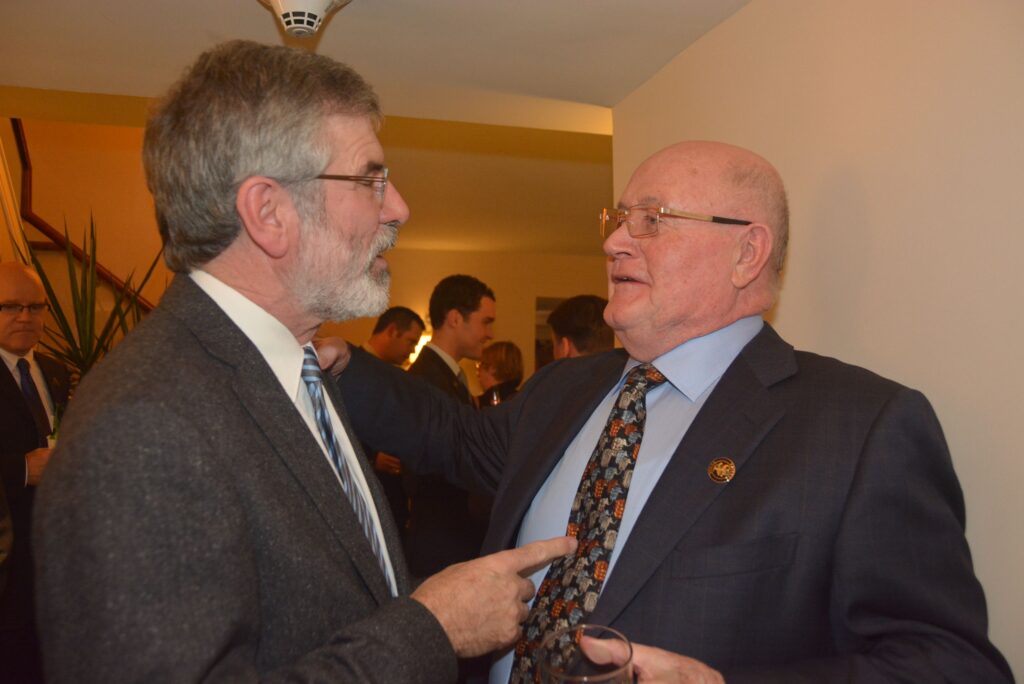 Donaghy w Gerry Adams