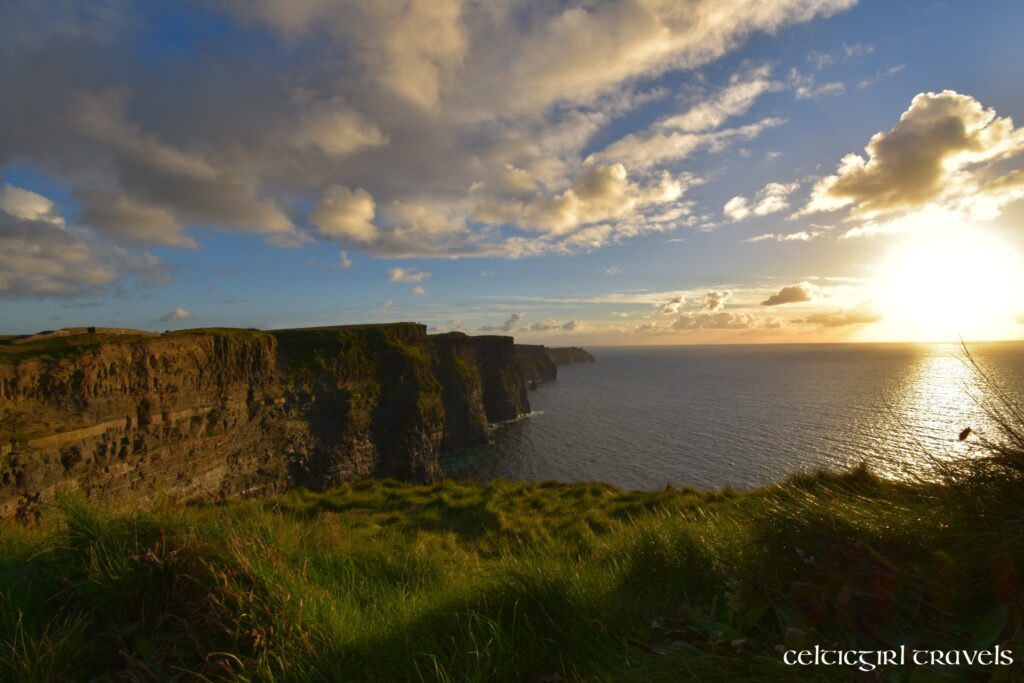 Cliffs of Moher at sunset